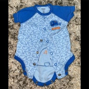 Carters Whale Onesie